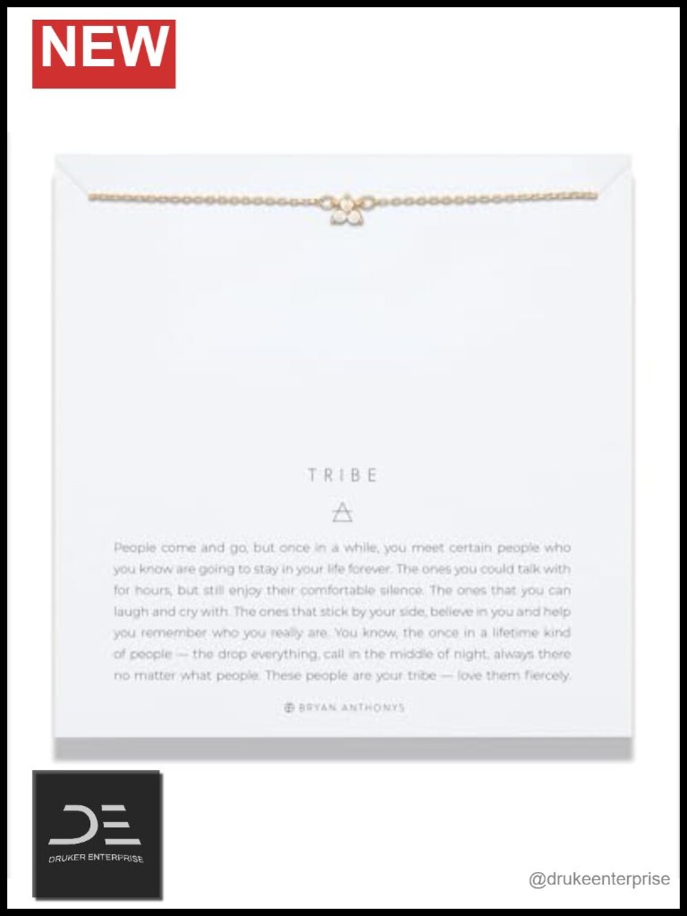 Meaningful Dainty Friendship Charm Bracelet 14K Gold Plated Over Brass
